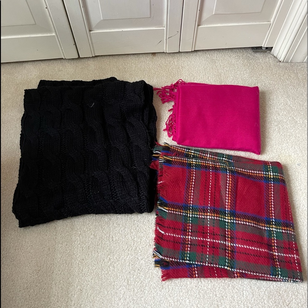 3 piece scarf set